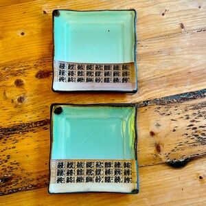 Green Porcelain Sushi Plates
